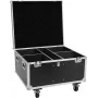 Roadinger Flight Case 4x THA-100F MK3 jaoks ratastega must 885x780x620 mm 100 kg