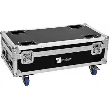 ROADINGER Flight Case 6-le AKKU IP UP-4 Plus HCL Spot WDMX jaoks laadimisfunktsiooniga 31005215