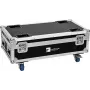 ROADINGER Flight Case 6-le AKKU IP UP-4 Plus HCL Spot WDMX jaoks laadimisfunktsiooniga 31005215