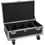 ROADINGER Flight Case 6x Futurelight AKKU UP-4 QCL Spot QuickDMX MK2 jaoks laadimisfunktsiooni ja ratastega 31005255