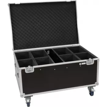 ROADINGER Flightcase 8x LED IP PAR 12x8W QCL/12x9W SQL Spot koos ratastega 31005202