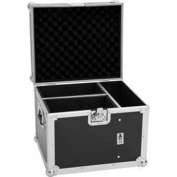 ROADINGER Flightcase 2 x CAT-80 Beam efektidele, 50 kg, must lamineeritud, 47,5 x 41,5 x 42,5 cm