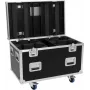 ROADINGERi flightcase 4x LED IP TMH-H420 Wash liikuvale peale ratastega