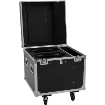 ROADINGER Flightcase PRO 2x IP TMH-W285 ratastega must 100 kg kandevõime