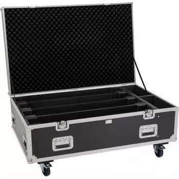 ROADINGER Flightcase PRO 4x LED BAR-8 SWING ratastega must max. 50 kg