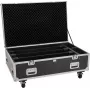 ROADINGER Flightcase PRO 4x LED BAR-8 SWING ratastega must max. 50 kg