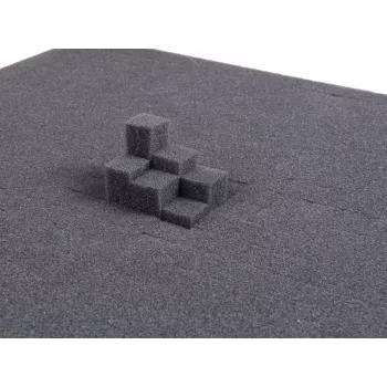 Roadinger vahtplastist sisetükk 561x351x100 mm antratsiit PU lööki summutav kohvri polsterdus 80702661