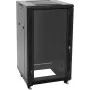 ROADINGER SSC-16 16U 19 inch terasest serverikapp klaasuks, 150 kg kandevõime, must