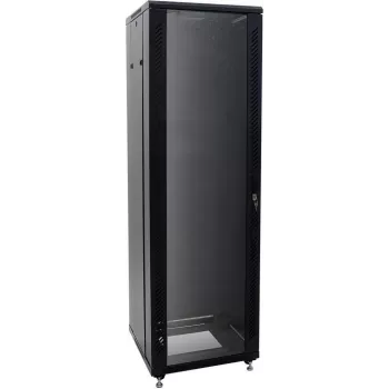 ROADINGER SSC-28 teraskapp klaasuksега 28U, 60x60x143,5 cm, 150 kg kandevõime