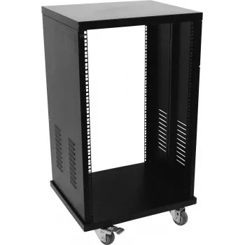 ROADINGER Terasest rack SR-19, 24U, 19 tolli, must, lahtivõetav, 50 kg kandevõime 30103198