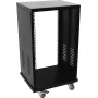 ROADINGER Terasest rack SR-19, 24U, 19 tolli, must, lahtivõetav, 50 kg kandevõime 30103198