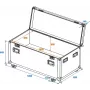 ROADINGER Universaalne tuurikohver 120 cm ratastega Professional 30126413