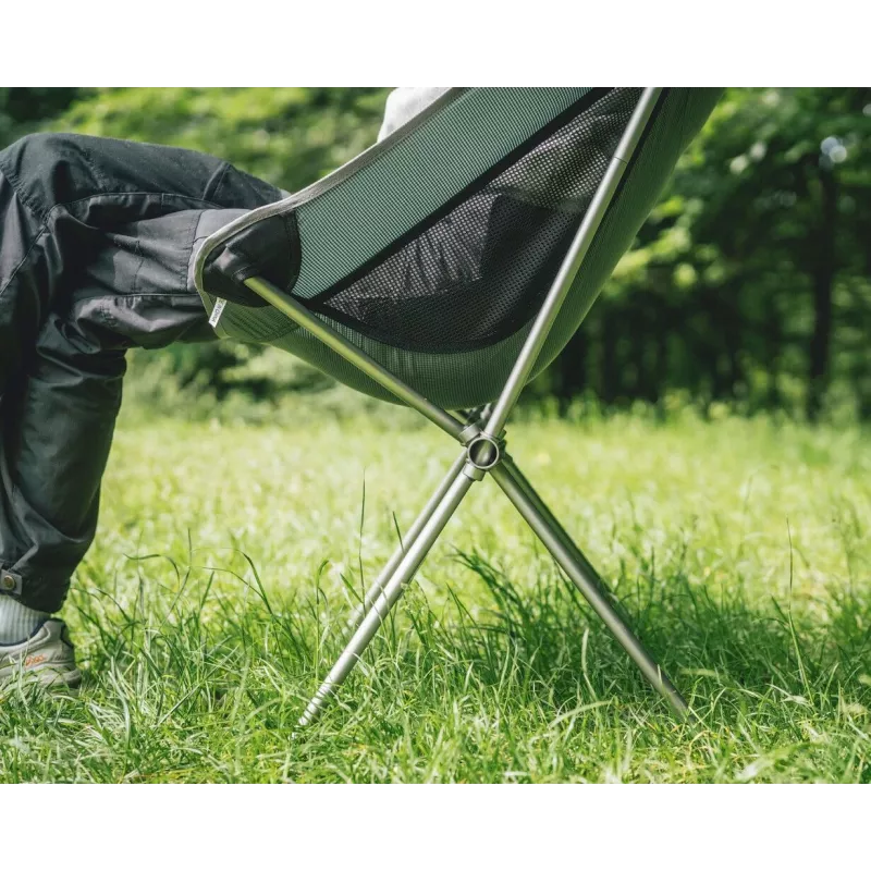 ROBENS Pilgrim Folding Camping Chair 120 kg Black/Grey