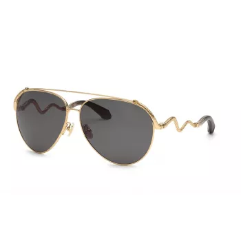 Roberto Cavalli SRC090M650300 Naiste Päikeseprillid - Atsetaatraam, UV400 kaitse, 65 mm lääts