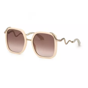 Roberto Cavalli Naiste Kassiprilli Päikeseprillid SRC003M5509X7 Havana/Pruun Gradient 55mm