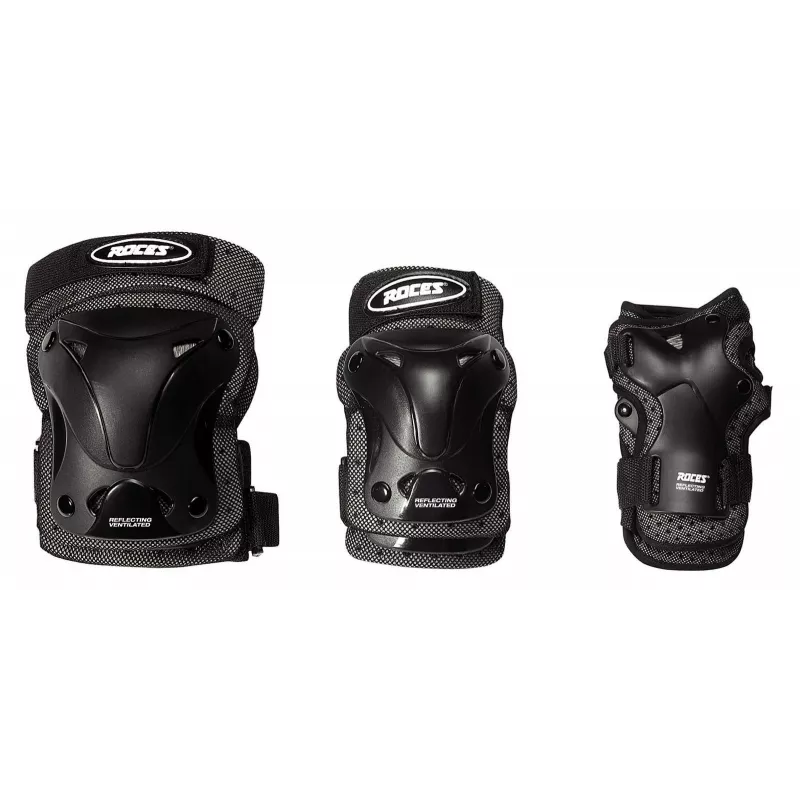 Roces Ventilated Skate Pads Triple Pad Set XL