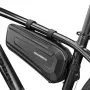 ROCKBROS 1.5L Bicycle Top Tube Bag Waterproof Hard Shell Frame Bag with Reflective Logo
