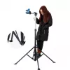ROCKBROS MP-02 mini käsipump 100 PSI alumiiniumisulamist raamikinnitus must