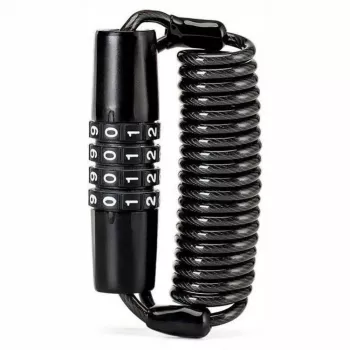ROCKBROS T609 Jalgrattalukk 1,5 m kombinatsioonkaabliga - Must