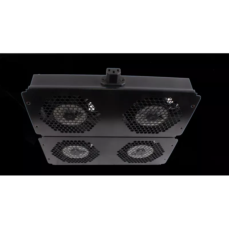 Rockstable 19 inch jahutuselement - ventilaatorialus - sisseehitatud ventilaator - teras - must - 1 tk - 2,92 kg (RS19-FT68)