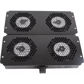 Rockstable 19 inch jahutuselement - ventilaatorialus - sisseehitatud ventilaator - teras - must - 1 tk - 2,92 kg (RS19-FT68)