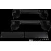Rockstable 19-tolline veeretav alus - must - SPCC teras - 600x600 mm - RS19-PH6610