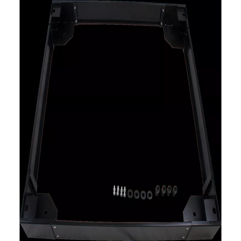 Rockstable 19-tolline veerev alus - must - SPCC teras - 800x800 mm - RS19-PH8810