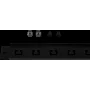 Rockstable 1U 19-tolline kaablihalduspaneel - must - SPCC teras - 485 mm