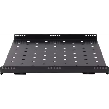 Rockstable 1U 19-tolline raskeveo riiul - fikseeritud riiul - SPCC teras - must - 1 tk - 3,2 kg (RS19-SFH68)