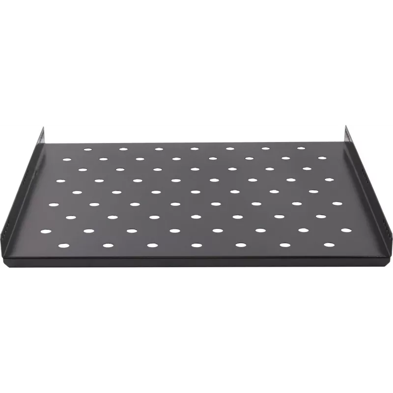 Rockstable 1U 19-tolline raskeveo riiul - fikseeritud riiul - SPCC teras - must - 1 tk - 3,2 kg (RS19-SFH68)