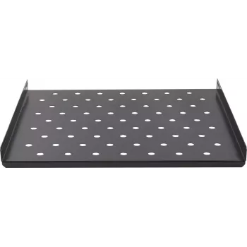 Rockstable 1U 19-tolline raskeveo riiul - fikseeritud riiul - SPCC teras - must - 1 tk - 3,2 kg (RS19-SFH68)