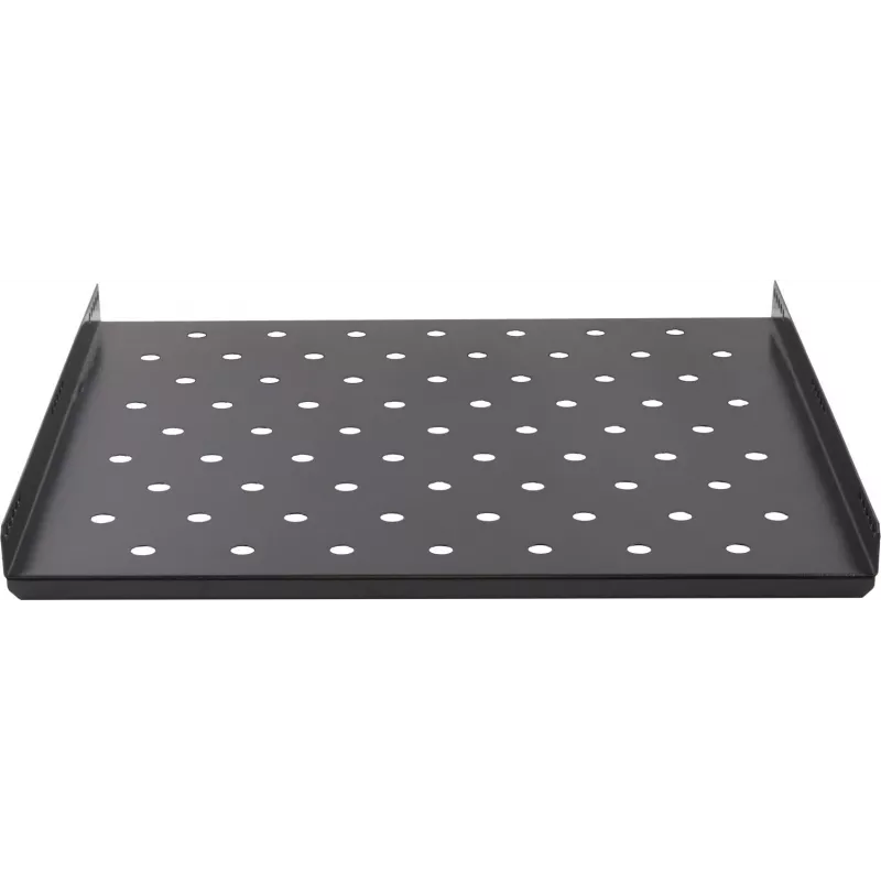 Rockstable 1U 19-tolline raskeveo riiul - fikseeritud riiul - SPCC teras - must - 1 tk - 3,2 kg (RS19-SFH68)