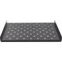 Rockstable 1U 19-tolline raskeveo riiul - fikseeritud riiul - SPCC teras - must - 1 tk - 3,2 kg (RS19-SFH68)