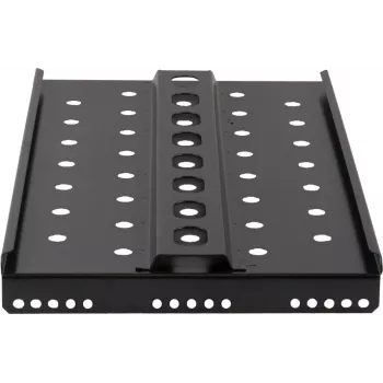 Rockstable 1U 19-tolline raskeveo riiul - Fikseeritud riiul - SPCC teras - Must - 50 kg kandevõime - 482 x 660 x 44 mm (RS19-SFH66)