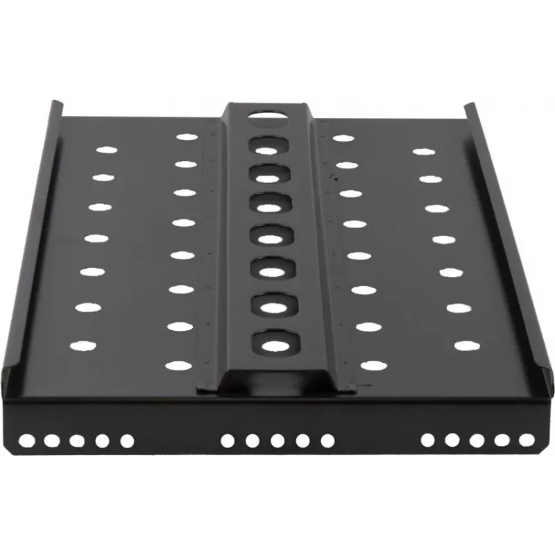 Rockstable 1U 19-tolline raskeveo riiul - Fikseeritud riiul - SPCC teras - Must - 50 kg kandevõime - 482 x 660 x 44 mm (RS19-SFH66)