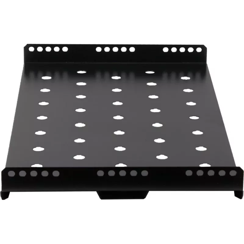 Rockstable 1U 19-tolline raskeveo riiul - Fikseeritud riiul - SPCC teras - Must - 50 kg kandevõime - 482 x 660 x 44 mm (RS19-SFH66)