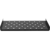 Rockstable 1U 19-tolline raskeveo riiul - Fikseeritud riiul - SPCC teras - Must - 50 kg kandevõime - 482 x 660 x 44 mm (RS19-SFH66)