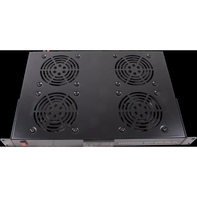 Rockstable 1U 19-tolline rack-ventilatsiooniseade - jahutusventilaator - sisseehitatud aksiaalventilaator - 440 m³/h - teras - must - 1 tk (RS19-FT1U4TM)