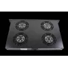Rockstable 1U 19 inch Ventilatsioonielement - Jahutusventilaator - Sisseehitatud ventilaator - 440 m³/h - Teras - Must - 1 tk (RS19-FT1U4)
