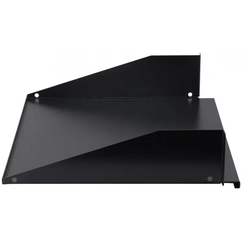 Rockstable 2U 19-tolline fikseeritud riiul - teras - must - 2.75 kg (RS19-FH21)
