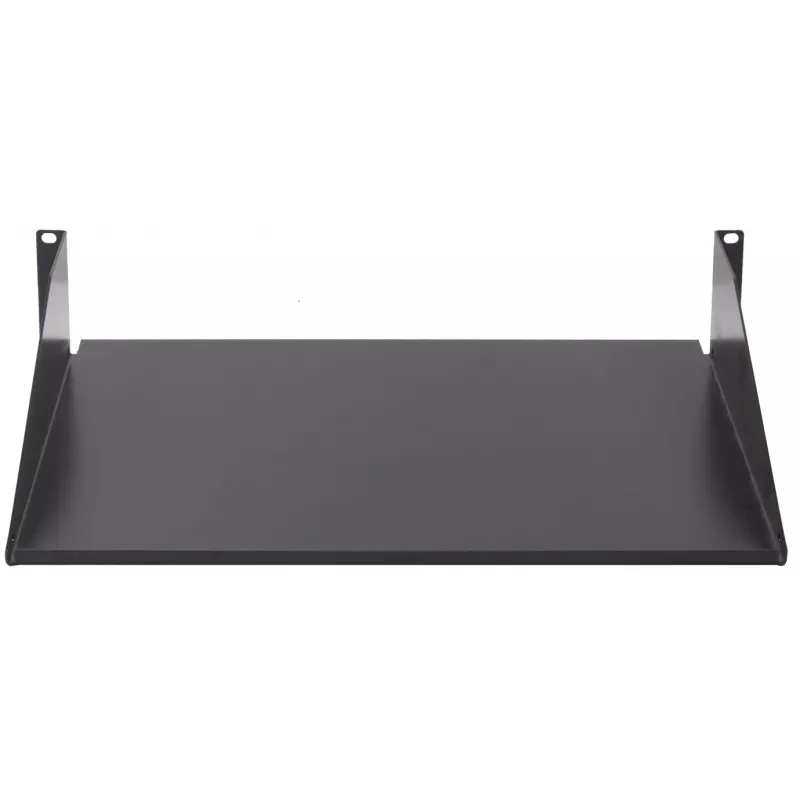 Rockstable 2U 19-tolline fikseeritud riiul - teras - must - 2.75 kg (RS19-FH21)
