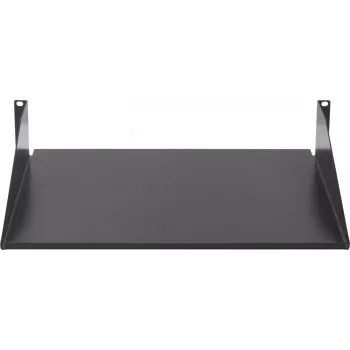 Rockstable 2U 19-tolline fikseeritud riiul - teras - must - 2.75 kg (RS19-FH21)