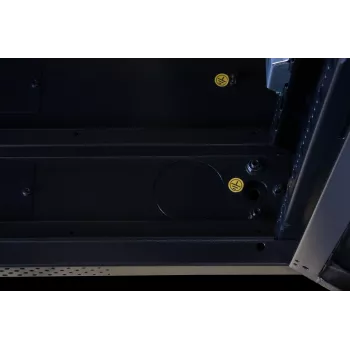 Rockstable 32 HE 19 Inch Server Cabinet with Glass Door - Freestanding Rack - 32U - 800 kg - Lockable Lock - Mounting Rails - Adjustable Feet (RS19-8832)