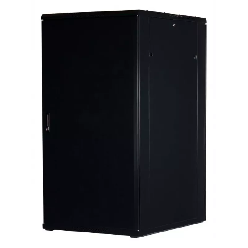 Rockstable 32U 19-tolline serverikapp klaasuksega - vabaltseisev riiul - 32U - 800 kg - lukustatav uks - kinnitusrööpad - reguleeritavad jalad (RS19-8032)