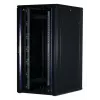 Rockstable 32U 19-tolline serverikapp klaasuksega - vabaltseisev riiul - 32U - 800 kg - lukustatav uks - kinnitusrööpad - reguleeritavad jalad (RS19-8032)