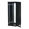Rockstable 32U 19 inch Server Rack with Mesh Doors - Freestanding Frame - 32U - 800 kg - Lock - Mounting Rails - Adjustable Feet (RS19-6832PP)