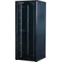 Rockstable 42U 19-tolline serverikapp klaasuksega - vabaltseisev riiul - 42U - 800 kg - lukustus - paigaldussiinid - reguleeritavad jalad (RS19-8842)