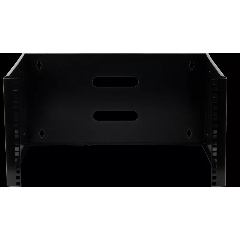 Rockstable 6U 19-tolline seinakinnitusraam - paigalduskomplekt - SPCC teras - must - 1 tk - 3.86 kg (RS19-WMB6)