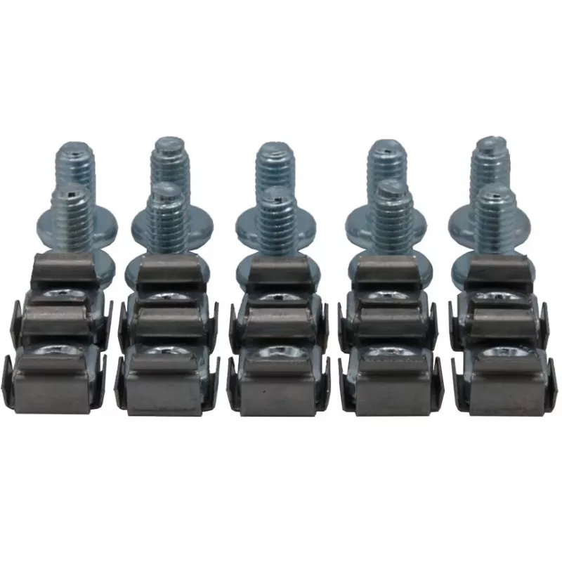 Rockstable M6 kuuskantpoldri komplekt - riiulikinnitus - hõbedane - 10 tk (RS19-M612)