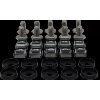 Rockstable M6 Phillips Kruvide Komplekt - Rack'i Paigaldus - Hõbedane - 10 Tükki (RS19-M611)